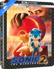 Sonic The Hedgehog 2 4K - Limited Edition PET Slipcover Steelbook (4K UHD + Blu-ray) (HK Import) Blu-ray