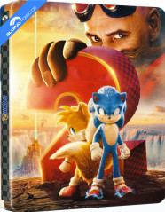 Sonic The Hedgehog 2 4K - Limited Edition Steelbook (4K UHD + Blu-ray) (KR Import) Blu-ray