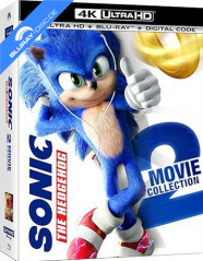 Sonic The Hedgehog - 2 Movie Collection 4K - Limited Edition Steelbook (4K UHD + Blu-ray) (US Import) Blu-ray