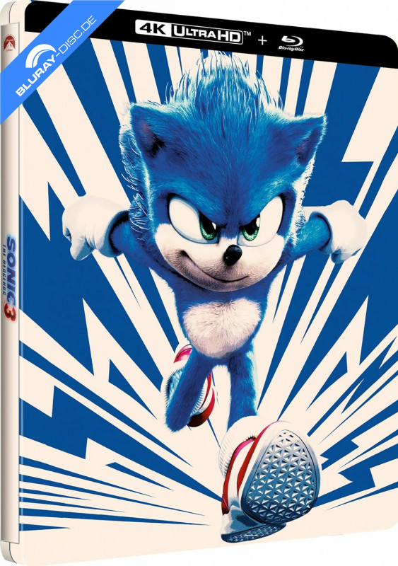 SONIC THE HEDGEHOG édition collector limitée (Blu-ray + DVD) pas