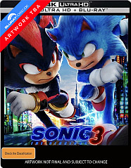 Sonic the Hedgehog 3 4K - JB Hi-Fi Exclusive Limited Edition Steelbook (4K UHD + Blu-ray) (AU Import ohne dt. Ton) Blu-ray