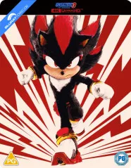 Sonic the Hedgehog 3 4K - Limited Edition Cover B Steelbook (4K UHD) (UK Import ohne dt. Ton) Blu-ray