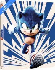 Sonic the Hedgehog 3 4K - Limited Edition Steelbook (4K UHD + Blu-ray) (KR Import) Blu-ray