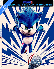 Sonic the Hedgehog 3 4K - Limited Edition Steelbook (4K UHD + Blu-ray + Digital Copy) (US Import ohne dt. Ton) Blu-ray