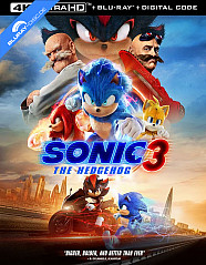 Sonic the Hedgehog 3 4K (4K UHD + Blu-ray + Digital Copy) (US Import ohne dt. Ton) Blu-ray