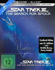 Star Trek III: Auf der Suche nach Mr. Spock 4K (Limited Steelbook Edition) (4K UHD + Blu-ray) Blu-ray