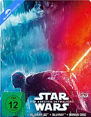 Star Wars: Der Aufstieg Skywalkers 3D (Limited Steelbook Edition) (Blu-ray 3D + Blu-ray + Bonus Blu-ray) Blu-ray