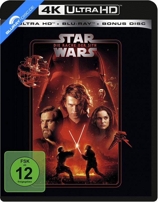 Star Wars: Episode 3 - Die Rache der Sith 4K Line Look 2020 Edition 4K UHD  + Blu-ray + Bonus Blu-ray Blu-ray - Film Details