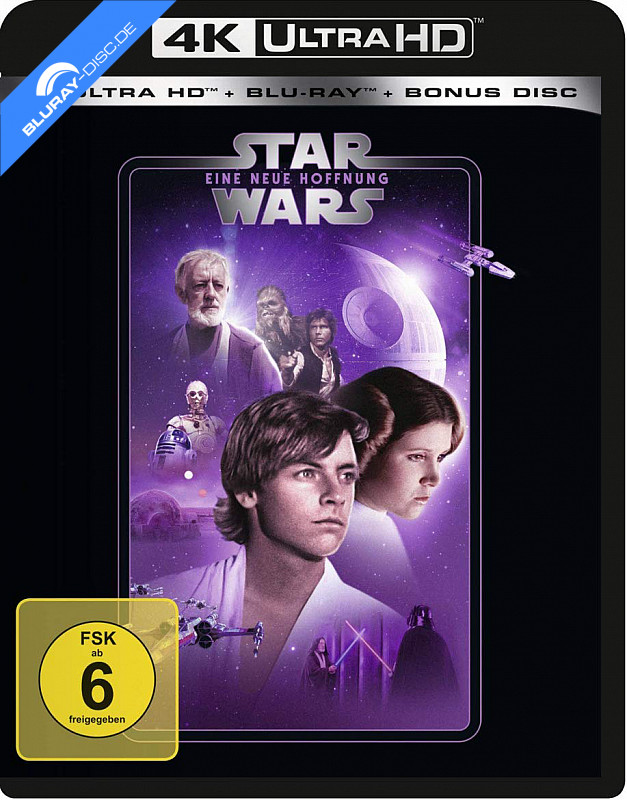 Star Wars: Episode 4 - Eine neue Hoffnung 4K Line Look 2020 Edition 4K UHD  + Blu-ray + Bonus Blu-ray Blu-ray - Film Details