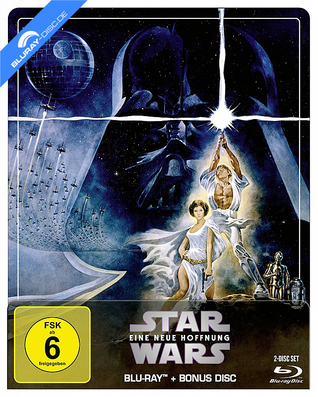 Star Wars: Episode 4 - Eine neue Hoffnung Limited Steelbook Edition Blu-ray  + Bonus Blu-ray Blu-ray - Film Details