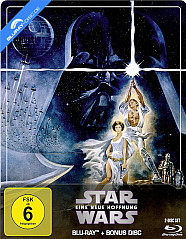 Star Wars: Episode 4 - Eine neue Hoffnung (Limited Steelbook Edition) (Blu-ray + Bonus Blu-ray) Blu-ray