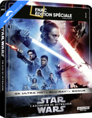 Star Wars: Episode IX - L'Ascension de Skywalker (2019) 4K - FNAC Exclusive Édition Spéciale Steelbook (4K UHD + Blu-ray + Bonus Blu-ray) (FR Import) Blu-ray