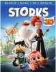 Storks (2016) 3D (Blu-ray 3D + Blu-ray + DVD + UV Copy) (US Import ohne dt. Ton) Blu-ray