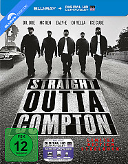 Straight Outta Compton - Kinofassung und Director's Cut (Limited Steelbook Edition) (Blu-ray + UV Copy) Blu-ray