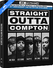 Straight Outta Compton - Theatrical and Director's Cut 4K - 10th Anniversary Limited Edition Steelbook (4K UHD + Blu-ray + Digital Copy) (US Import ohne dt. Ton) Blu-ray