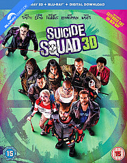 Suicide Squad (2016) 3D (Blu-ray 3D + Blu-ray + UV Copy) (UK Import ohne dt. Ton) Blu-ray