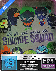 Suicide Squad (2016) 4K (Limited Steelbook Edition) (4K UHD + Blu-ray + UV Copy) Blu-ray