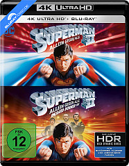 Superman II - Allein gegen Alle (Kinofassung und Donner Cut) 4K (2 4K UHD + 2 Blu-rays) Blu-ray