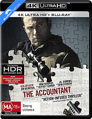 The Accountant (2016) 4K (4K UHD + Blu-ray + Digital Copy) (AU Import) Blu-ray