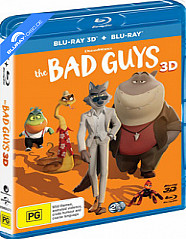 The Bad Guys (2022) 3D (Blu-ray 3D + Blu-ray) (AU Import ohne dt. Ton) Blu-ray