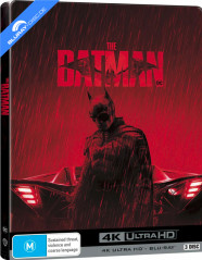 The Batman (2022) 4K - JB Hi-Fi Exclusive Limited Edition Steelbook (4K UHD + Blu-ray + Bonus Blu-ray) (AU Import) Blu-ray