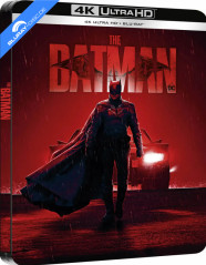 The Batman (2022) 4K - Zavvi Exclusive Limited Edition Steelbook (4K UHD + Blu-ray + Bonus Blu-ray) (UK Import) Blu-ray