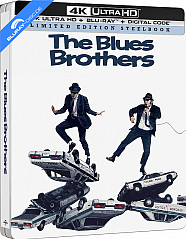 The Blues Brothers 4K - Theatrical and Unrated Extended Cut - Limited Edition Steelbook (4K UHD + Blu-ray + Digital Copy) (US Import ohne dt. Ton) Blu-ray