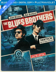 The Blues Brothers - Theatrical and Extended Cut - Reel Heroes - Limited Edition Steelbook (Blu-ray + DVD + Digital Copy + UV Copy) (US Import ohne dt. Ton) Blu-ray