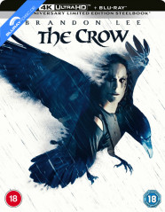 The Crow (1994) 4K - 30th Anniversary - Limited Edition PET Slipcover Steelbook (4K UHD + Blu-ray) (UK Import) Blu-ray
