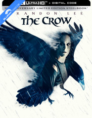 The Crow (1994) 4K - 30th Anniversary - Limited Edition PET Slipcover Steelbook (4K UHD + Digital Copy) (US Import) Blu-ray