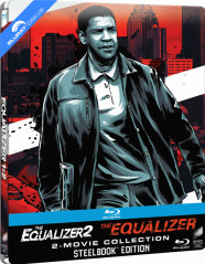 The Equalizer 1+2 - 2-Movie-Collection - Limited Edition Steelbook (NO Import) Blu-ray