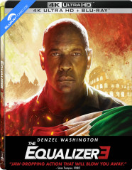 The Equalizer 3 4K - Limited Edition Edition Cover A Steelbook (4K UHD + Blu-ray) (TH Import ohne dt. Ton) Blu-ray
