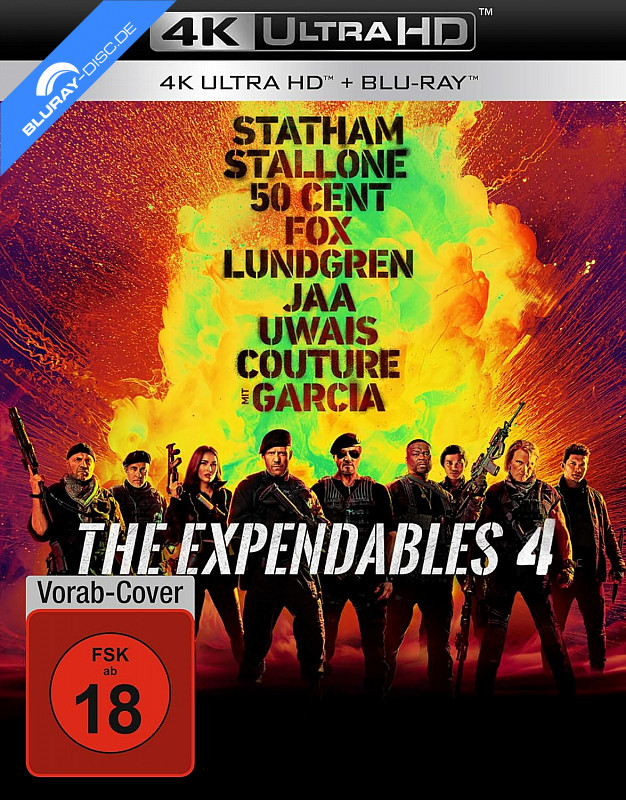 The Expendables 4 4K 4K UHD + Blu-ray Blu-ray - Film Details