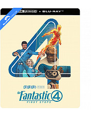The Fantastic Four: First Steps 4K - Limited Edition Steelbook (4K UHD + Blu-ray + Digital Copy) (US Import ohne dt. Ton) Blu-ray
