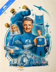 The Fantastic Four: First Steps 4K - Amazon Exclusive Limited Collector's Edition Steelbook (4K UHD + Blu-ray 3D + Blu-ray) (JP Import ohne dt. Ton) Blu-ray