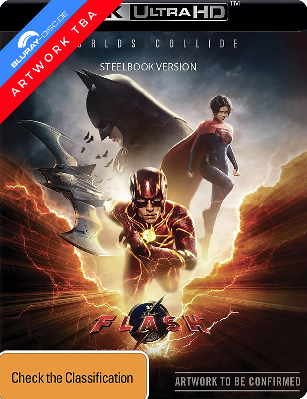 The Flash 2023 4K JB HiFi Exclusive Limited Edition Steelbook 4K UHD