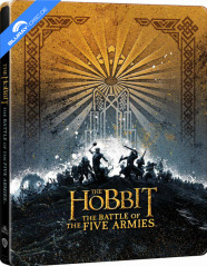 The Hobbit: The Battle of the Five Armies 4K - Theatrical and Extended Cut - Limited Edition Steelbook (4K UHD) (KR Import) Blu-ray