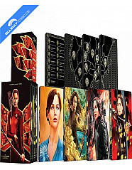 The Hunger Games: The Complete 4-Film Collection 4K - Limited Edition Steelbook (4K UHD + Blu-ray) (UK Import ohne dt. Ton) Blu-ray