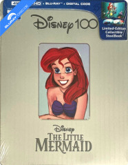 The Little Mermaid (1989) 4K - 100 Years of Disney - Best Buy Exclusive Limited Edition Steelbook (4K UHD + Blu-ray + Digital Copy) (US Import ohne dt. Ton) Blu-ray