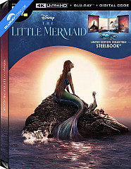 The Little Mermaid (2023) 4K - Best Buy Exclusive Limited Edition Steelbook (4K UHD + Blu-ray + Digital Copy) (US Import ohne dt. Ton) Blu-ray