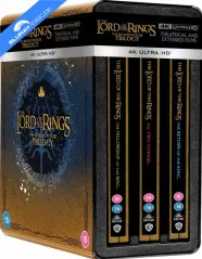 The Lord of the Rings: The Motion Picture Trilogy 4K - Theatrical and Extended Cut - Limited Edition Steelbook - Box Set (4K UHD) (UK Import) Blu-ray