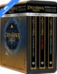 The Lord of the Rings: The Motion Picture Trilogy 4K - Theatrical and Extended Cut - Best Buy Exclusive Limited Edition Steelbook - Case (4K UHD + Digital Copy) (US Import) Blu-ray