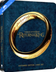 The Lord of the Rings: The Return of the King (2003) - Extended Edition - Limited Edition Steelbook (IN Import ohne dt. Ton) Blu-ray