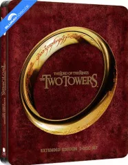 The Lord of the Rings: The Two Towers (2002)  - Extended Edition - Limited Edition Steelbook (IN Import ohne dt. Ton) Blu-ray