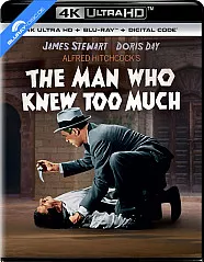 The Man Who Knew Too Much (1956) 4K (4K UHD + Blu-ray + Digital Copy) (US Import) Blu-ray