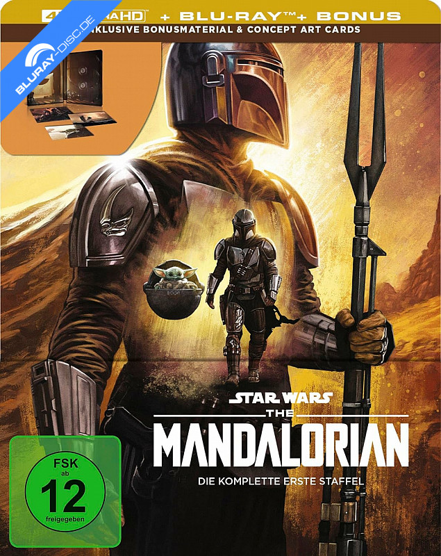 The Mandalorian - Die komplette erste Staffel 4K Limited Steelbook Edition 4K  UHD + Blu-ray Blu-ray - Film Details