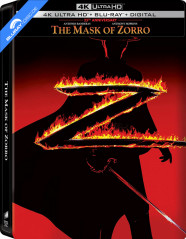 The Mask of Zorro (1998) 4K - 25th Anniversary - Limited Edition Steelbook (4K UHD + Blu-ray + Digital Copy) (US Import) Blu-ray