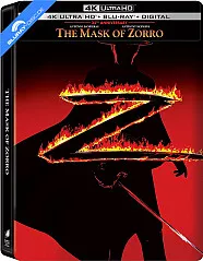 The Mask of Zorro (1998) 4K - 25th Anniversary - Limited Edition Steelbook (4K UHD + Blu-ray + Digital Copy) (US Import) Blu-ray