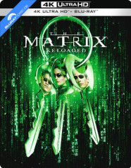 The Matrix Reloaded (2003) 4K - Zavvi Exclusive Limited Edition Steelbook (4K UHD + Blu-ray + Bonus-Blu-ray + Digital Copy) (UK Import) Blu-ray