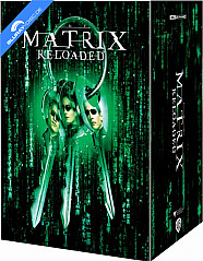 The Matrix Reloaded 4K - Manta Lab Exclusive #46 Limited Edition Steelbook - One-Click Box Set (4K UHD + Blu-ray + Bonus Blu-ray) (HK Import) Blu-ray